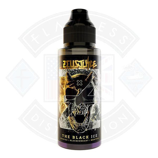 Zeus Juice The Black Ice 100ml 0mg shortfill e-liquid - Flawless Vape Shop