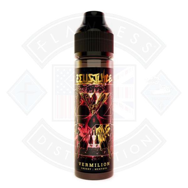 Zeus Juice Vermillion 50ml 0mg shortfill e-liquid - Flawless Vape Shop