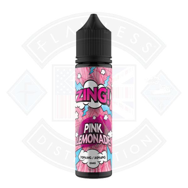 Zing! Pink Lemonade 0mg 50ml Shortfill - Flawless Vape Shop