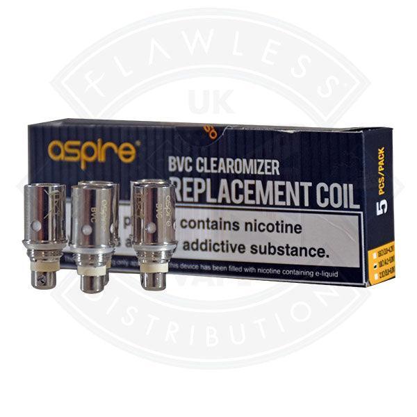 Aspire BVC Clearomizer Replacement Coil TPD Compliant - (5 Pack) - Flawless Vape Shop