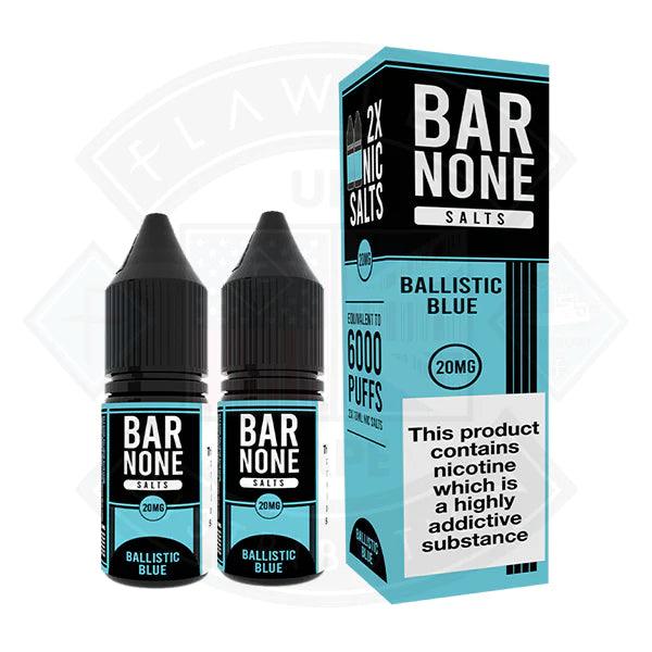 Bar None Ballistic Blue Nic Salts Twin Pack 10ml - Flawless Vape Shop