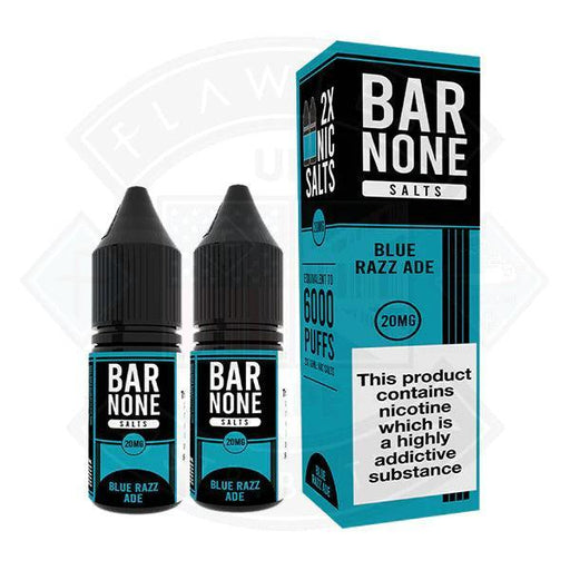 Bar None Blue Razz Ade Nic Salts Twin Pack 10ml - Flawless Vape Shop