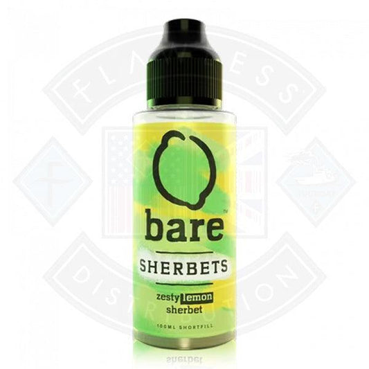 Bare Sherbets Lemon 100ml E-liquid - Flawless Vape Shop