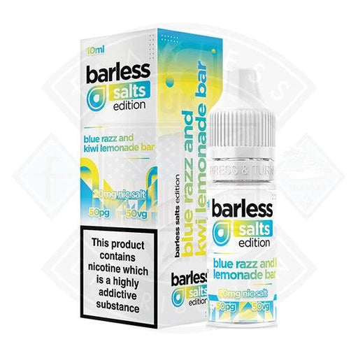 Barless Salts Edition Blue Razz & Kiwi Lemonade Bar Nic Salt 10ml - Flawless Vape Shop