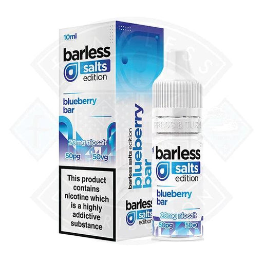 Barless Salts Edition Blueberry Bar Nic Salt 10ml - Flawless Vape Shop