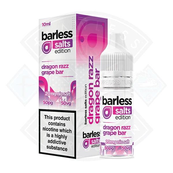 Barless Salts Edition Dragon Razz Grape Bar Nic Salt 10ml - Flawless Vape Shop