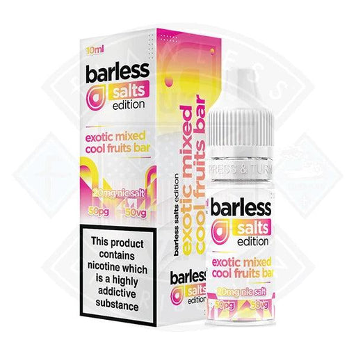 Barless Salts Edition Exotic Mixed Cool Fruits Bar Nic Salt 10ml - Flawless Vape Shop