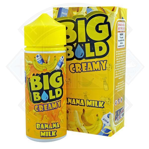 Big Bold Creamy - Banana Milk 0mg 100ml Shortfill - Flawless Vape Shop