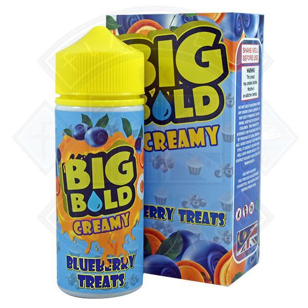 Big Bold Creamy - Blueberry Treats 0mg 100ml Shortfill - Flawless Vape Shop