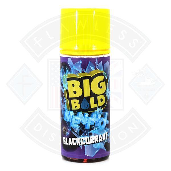 Big Bold Menthol - Blackcurrant 0mg 100ml Shortfill - Flawless Vape Shop