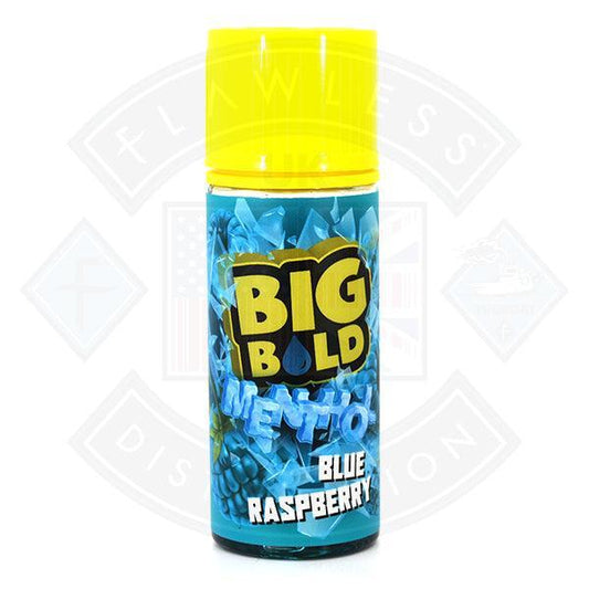 Big Bold Menthol - Blue Raspberry 0mg 100ml Shortfill - Flawless Vape Shop