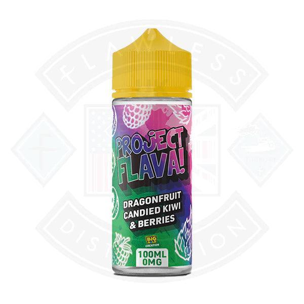 Big Bold Project Flava - Dragon Fruit Candied Kiwi & Berries 0mg 100ml Shortfill - Flawless Vape Shop