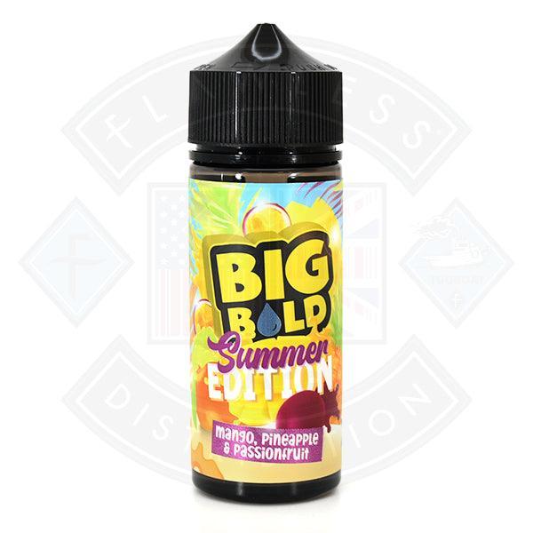 Big Bold Summer Edition - Mango, Pineapple & Passionfruit 0mg 100ml Shortfill - Flawless Vape Shop