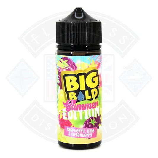 Big Bold Summer Edition - Raspberry, Lime & Loganberry 0mg 100ml Shortfill - Flawless Vape Shop