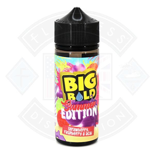 Big Bold Summer Edition - Strawberry, Raspberry & Acai 0mg 100ml Shortfill - Flawless Vape Shop