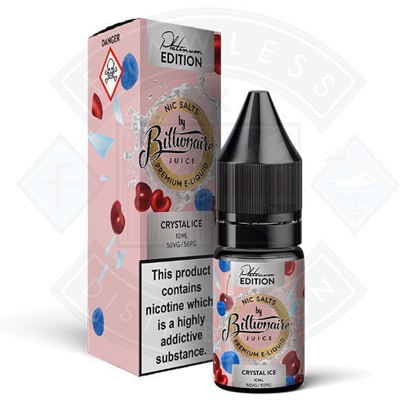 Billionaire Juice Platinum Series Nic Salt - Crystal Ice 10ml - Flawless Vape Shop