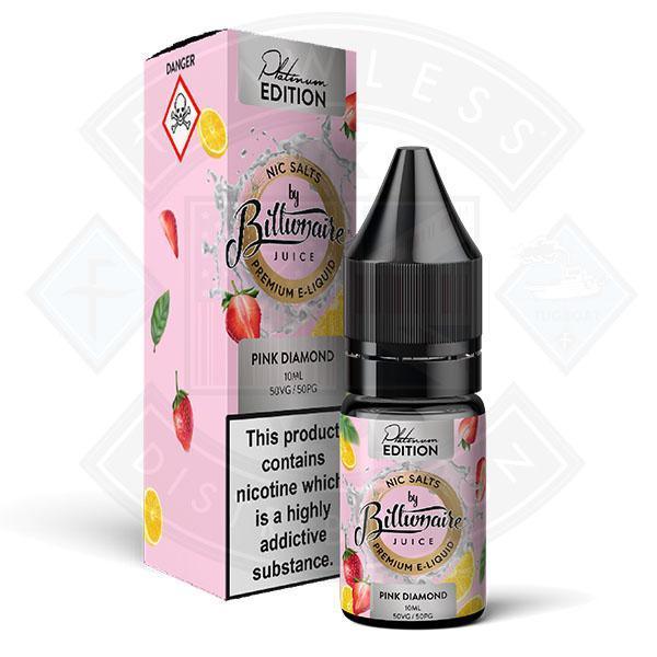 Billionaire Juice Platinum Series Nic Salt - Pink Diamond 10ml - Flawless Vape Shop