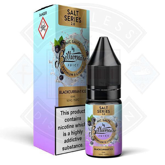 Billionaire Juice Salt Series Nic Salt - Blackcurrant Ice 10ml - Flawless Vape Shop