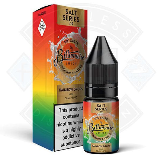 Billionaire Juice Salt Series Nic Salt - Rainbow Drops 10ml - Flawless Vape Shop