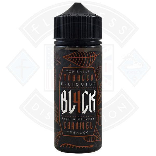 BL4CK Caramel Tobacco 0mg 100ml shortfill E-Liquid - Flawless Vape Shop