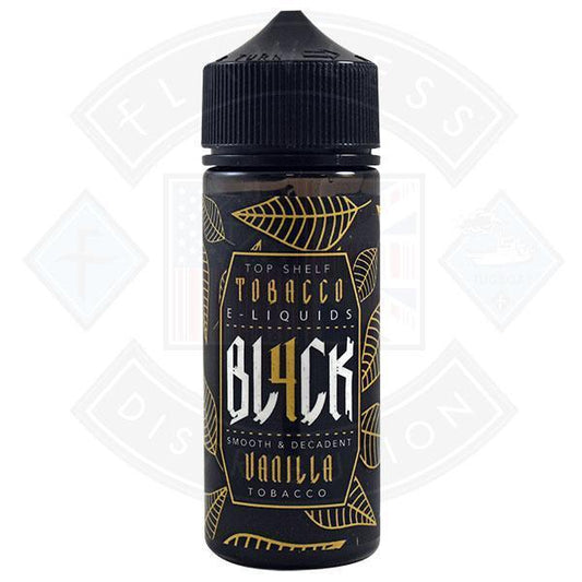 BL4CK Vanilla Tobacco 0mg 100ml shortfill E-Liquid - Flawless Vape Shop