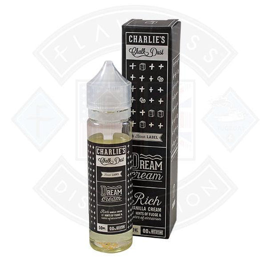 Black Label - Dream Cream 50ml by Charlie's Chalkdust Short Fill e-liquid - Flawless Vape Shop