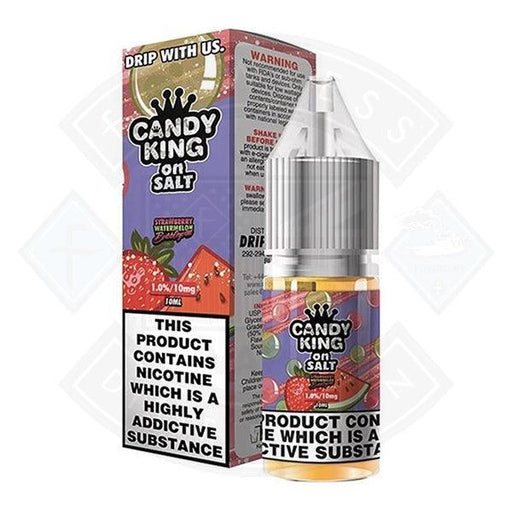 Candy King Salt Strawberry Watermelon Bubblegum 10ml - Flawless Vape Shop