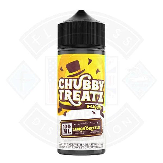 Chubby Treatz Lemon Drizzle 0mg 100ml Shortfill - Flawless Vape Shop