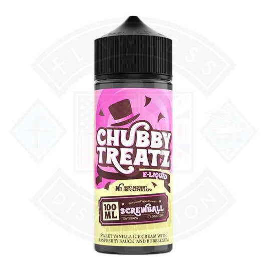 Chubby Treatz Screwball 0mg 100ml Shortfill - Flawless Vape Shop