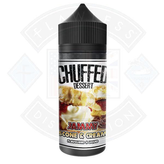 Chuffed Dessert - Jammy Scone & Cream 0mg 100ml Shortfill E-Liquid - Flawless Vape Shop