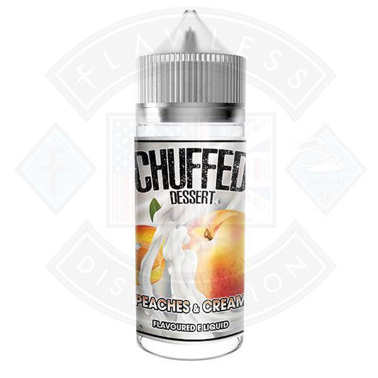 Chuffed Dessert - Peaches and Cream 0mg 100ml Shortfill E-Liquid - Flawless Vape Shop