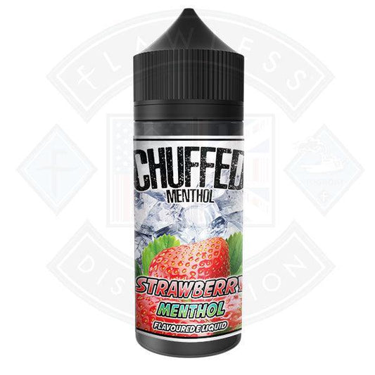 Chuffed Menthol - Strawberry 0mg 100ml Shortfill E-Liquid - Flawless Vape Shop