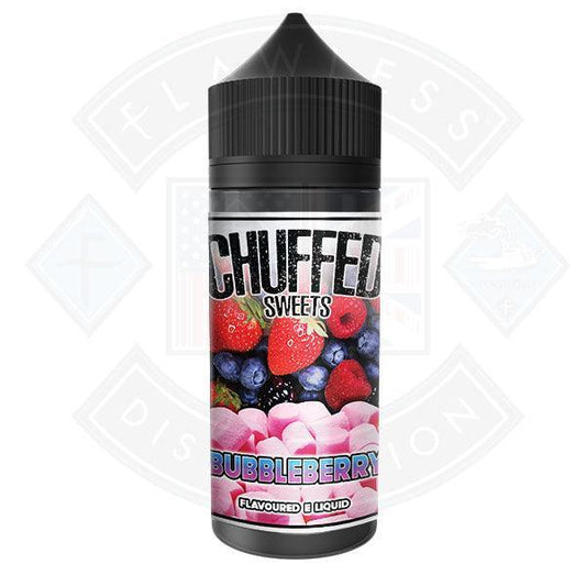 Chuffed Sweets Bubbleberry 0mg 100ml Shortfill E-Liquid - Flawless Vape Shop