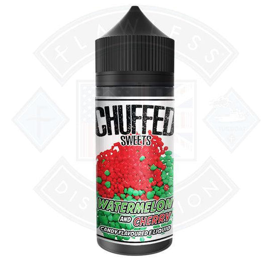 Chuffed Sweets - Watermelon and Cherry 0mg 100ml Shortfill E-Liquid - Flawless Vape Shop