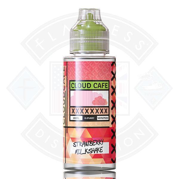 Cloud Café- Strawberry Milkshake 0mg 100ml Shortfill - Flawless Vape Shop