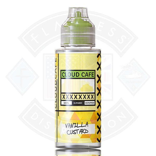 Cloud Café- Vanilla Custard 0mg 100ml Shortfill - Flawless Vape Shop