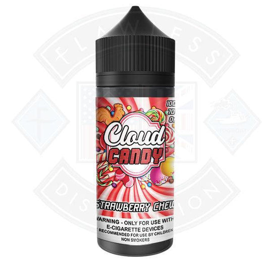 Cloud Candy Strawberry Chew 0mg 100ml Shortfill E-Liquid - Flawless Vape Shop