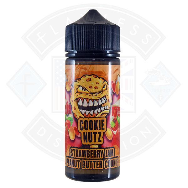 Cookie Nutz - Strawberry Jam Peanut Butter Cookie 0mg 100ml Shortfill - Flawless Vape Shop