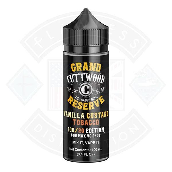 Cuttwood Grand Reserve - Vanilla Custard Tobacco 0mg 100ml E-liquid - Flawless Vape Shop