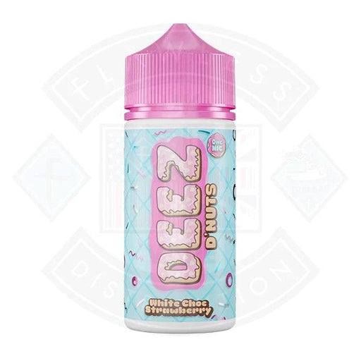 DEEZ D'Nuts White Choc Strawberry 100ml E-liquid - Flawless Vape Shop