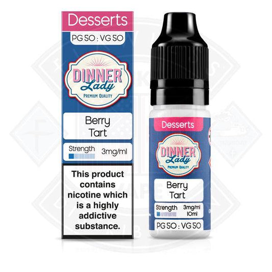 Dinner Lady Desserts 50/50 Berry Tart 10ml - Flawless Vape Shop