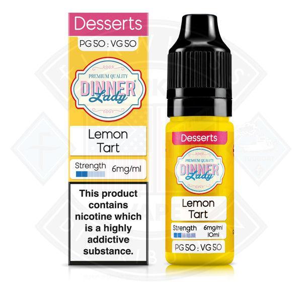 Dinner Lady Desserts 50/50 Lemon Tart 10ml - Flawless Vape Shop