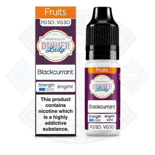 Dinner Lady Fruits 50/50 Blackcurrant 10ml - Flawless Vape Shop