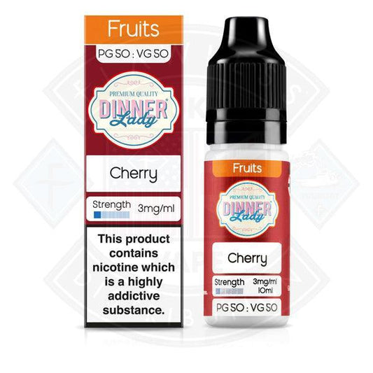 Dinner Lady Fruits 50/50 Cherry 10ml - Flawless Vape Shop