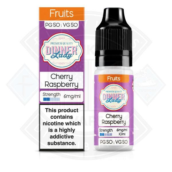 Dinner Lady Fruits 50/50 Cherry Raspberry 10ml - Flawless Vape Shop