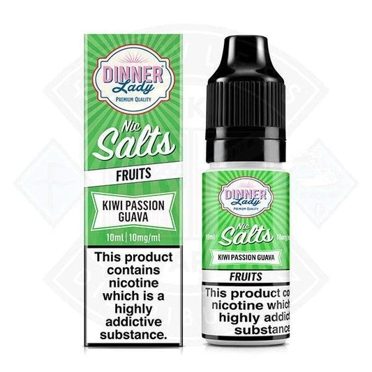 Dinner Lady Fruits - Kiwi Passion Guava Nic Salt 10ml - Flawless Vape Shop