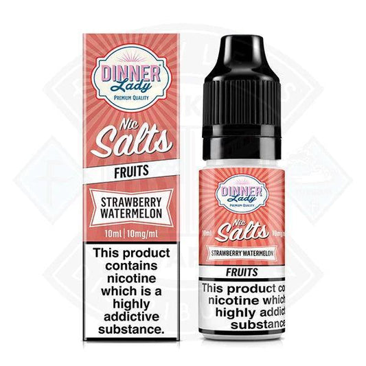 Dinner Lady Fruits - Strawberry Watermelon Nic Salt 10ml - Flawless Vape Shop