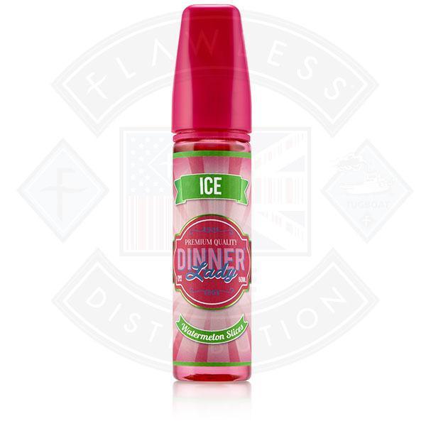 Dinner Lady Ice - Watermelon Slices 50ml 0mg Shortfill E-liquid - Flawless Vape Shop