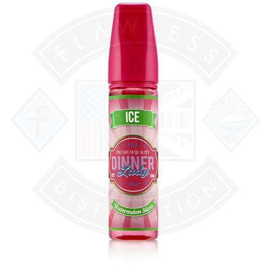 Dinner Lady Ice - Watermelon Slices 50ml 0mg Shortfill E-liquid - Flawless Vape Shop