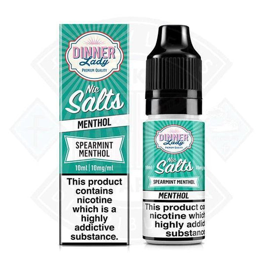 Dinner Lady Menthol - Spearmint Menthol Nic Salt 10ml - Flawless Vape Shop